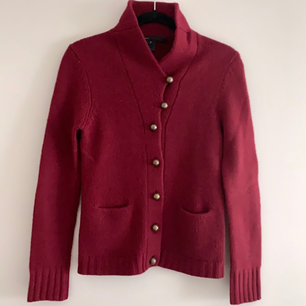 MARC JACOBS medium weight 100% wool cardigan